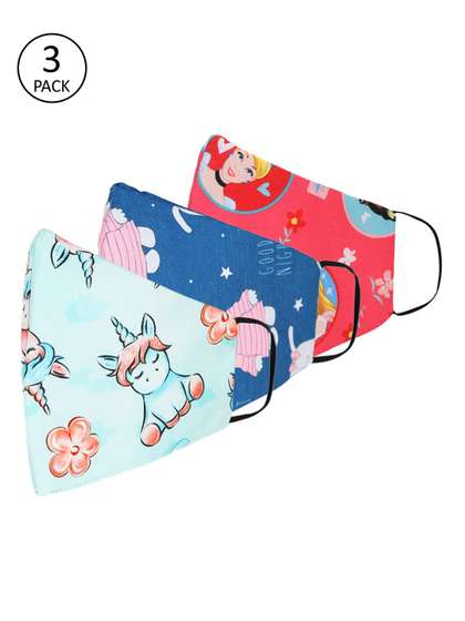 Tossido Kids Pack Of 3
                      3-Ply Reusable Outdoor Masks
