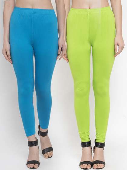 TAG 7 Women Pack Of
                        2 Solid Ankle-Length Leggings