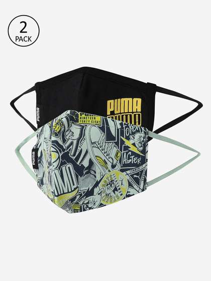 Puma Kids (7-12 years)
                    Pack of 2 Printed Ply Reusable Masks