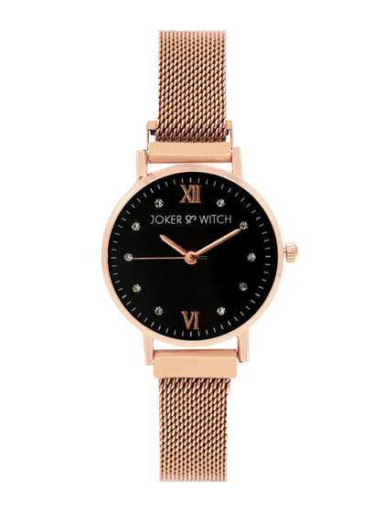 JOKER & WITCH
                        Women Black Analogue Watch