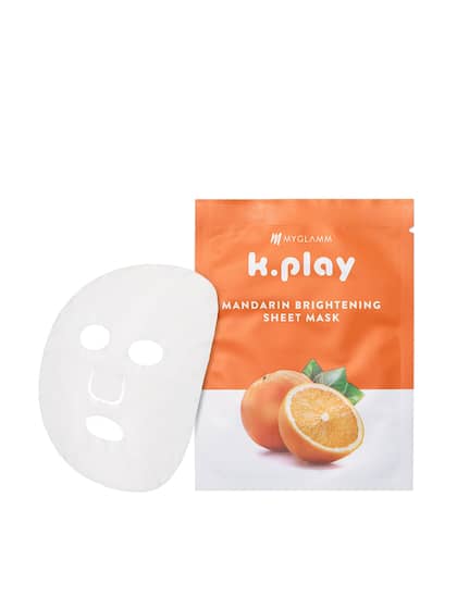 MyGlamm Unisex K.Play Mandarin Brightening Sheet Mask