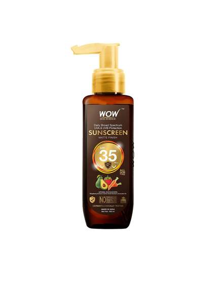 WOW SKIN SCIENCE Sunscreen Matte Finish SPF 35 PA with Avocado Oil