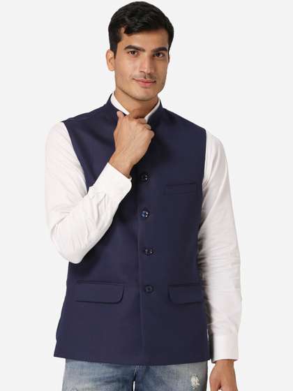 Wintage Satin Nehru Jacket