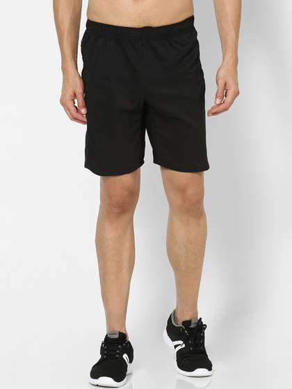 Decathlon Domyos -
                        Men Black FST 120 Stretchable Gym Shorts