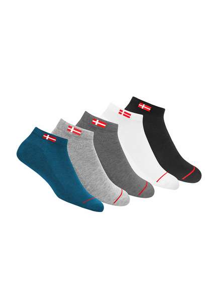 KOPNHAGN Men Pack Of 5
                    Assorted Ankle-Length Socks