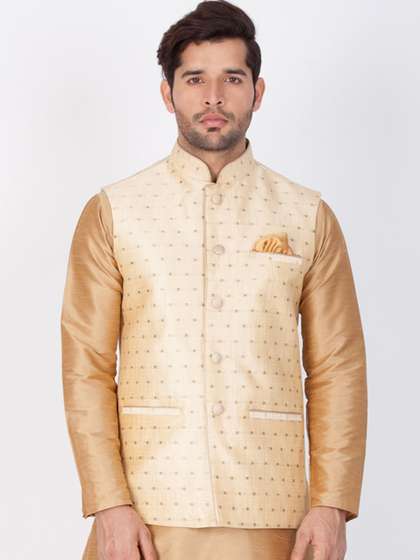 VASTRAMAY Men Woven Design Nehru Jacket