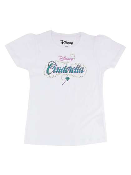 Disney by Wear Your Mind
                    White Printed Regular Top