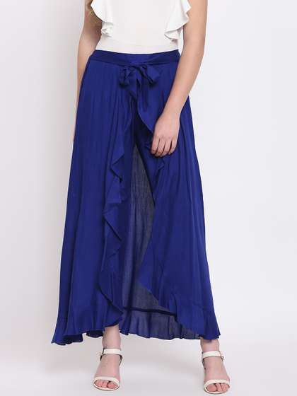 RIVI Women Flared Palazzos