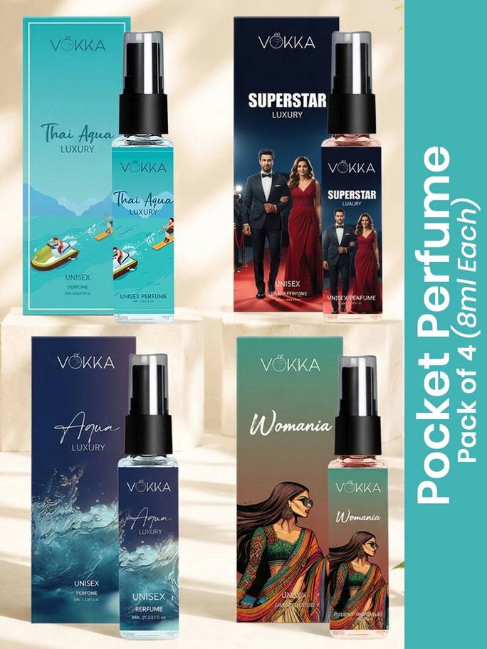 4Pcs Long Lasting EDP 8ml Each