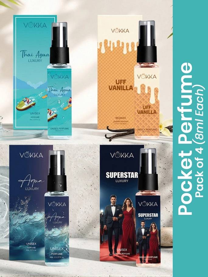 4Pcs Long Lasting EDP 8ml Each