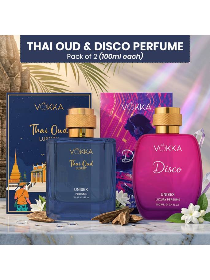 Unisex 2Pcs EDP 100 ml Each