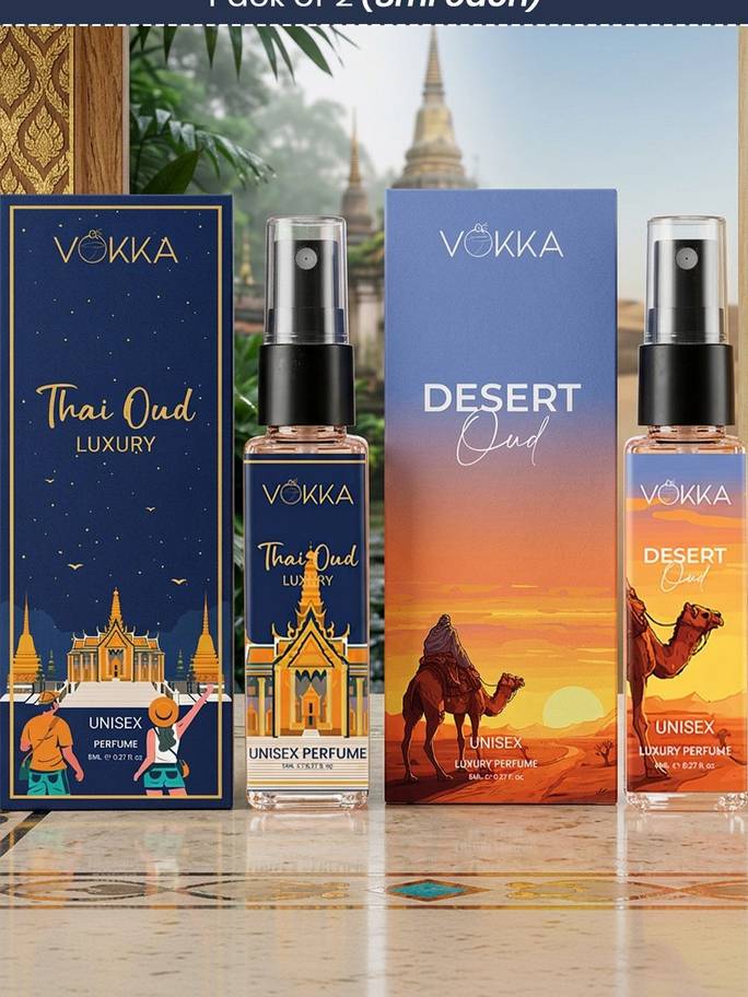 2Pcs Eau De Perfum - 8 ml Each