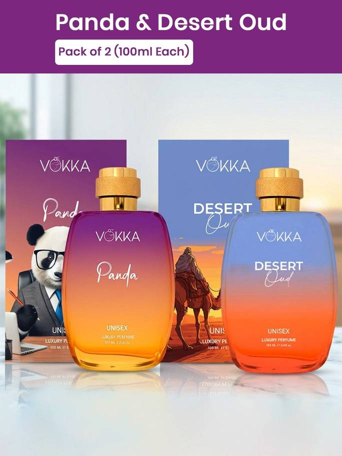 Unisex 2Pcs EDP - 100 ml Each