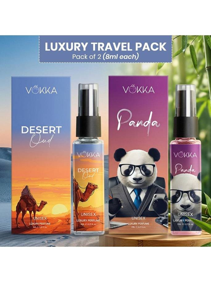 2Pcs Eau De Perfum - 8 ml Each