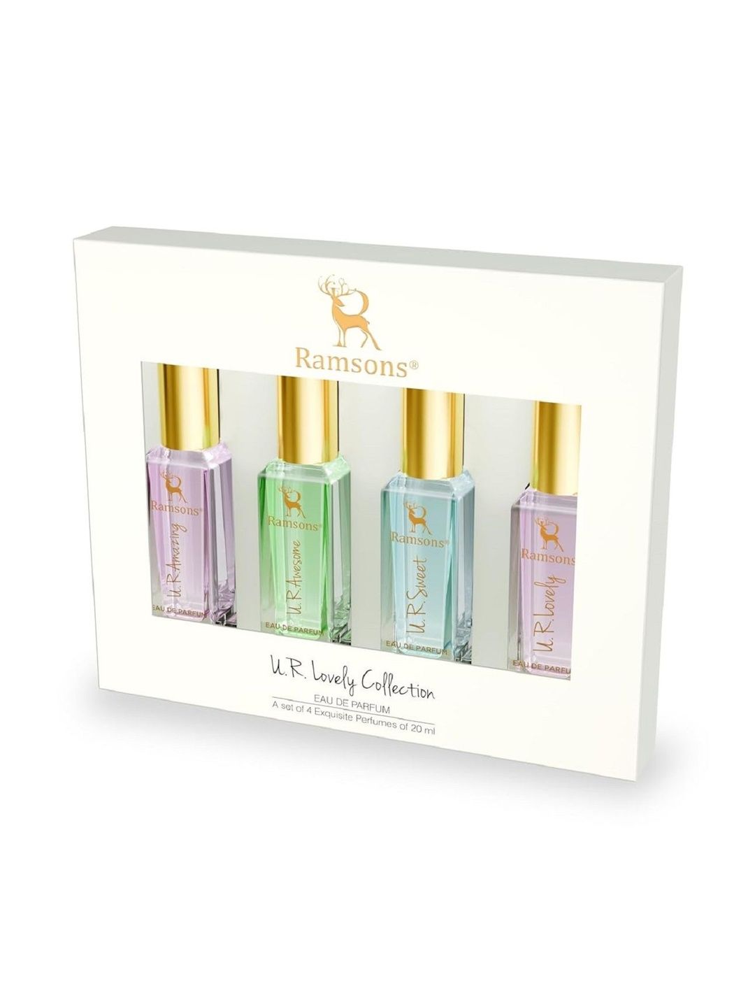 4Pcs Eau de Parfum 20 ml Each