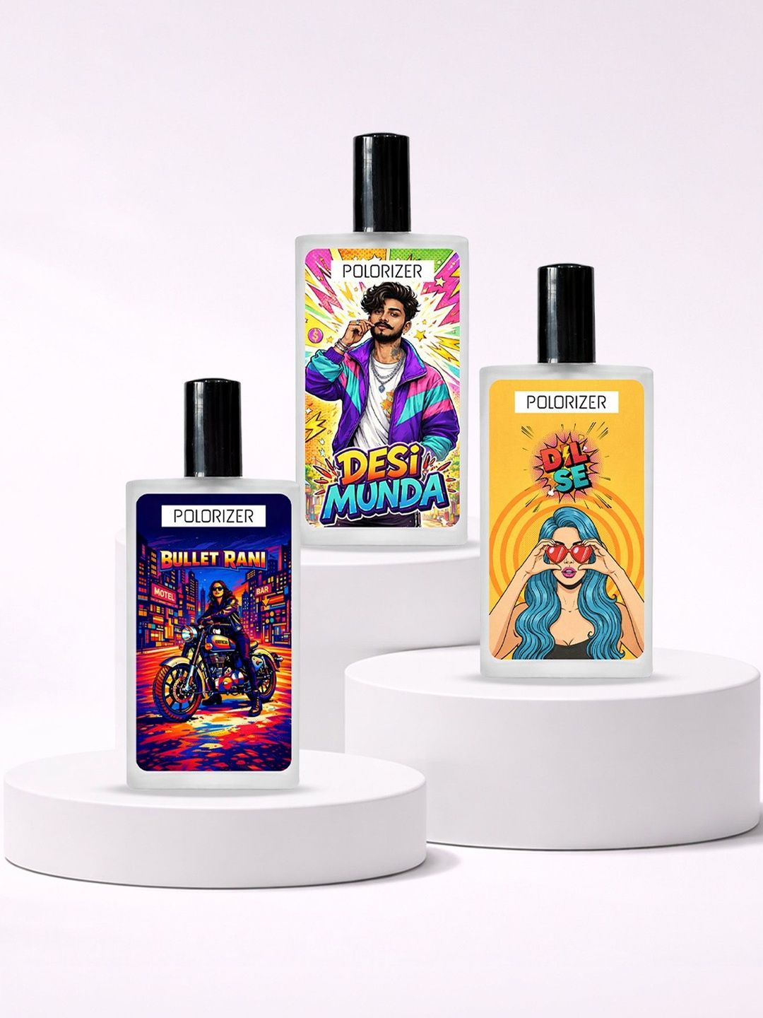 3Pc Eau De Perfume-100 ml Each