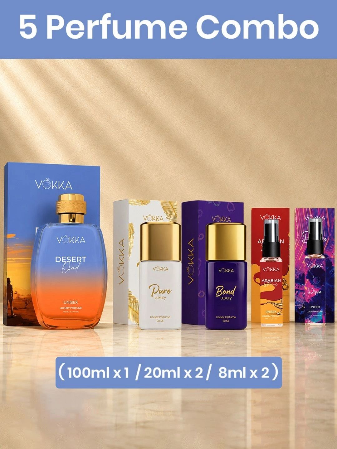 5 Pcs Long Lasting Purfume