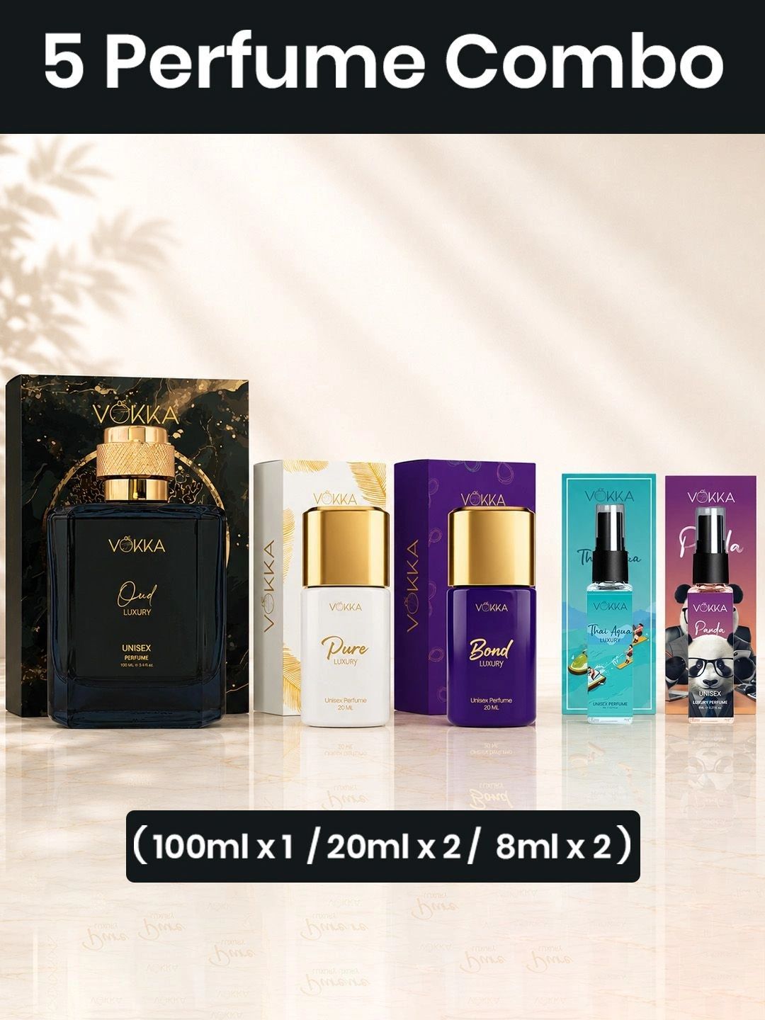 5 Pcs Long Lasting Purfume