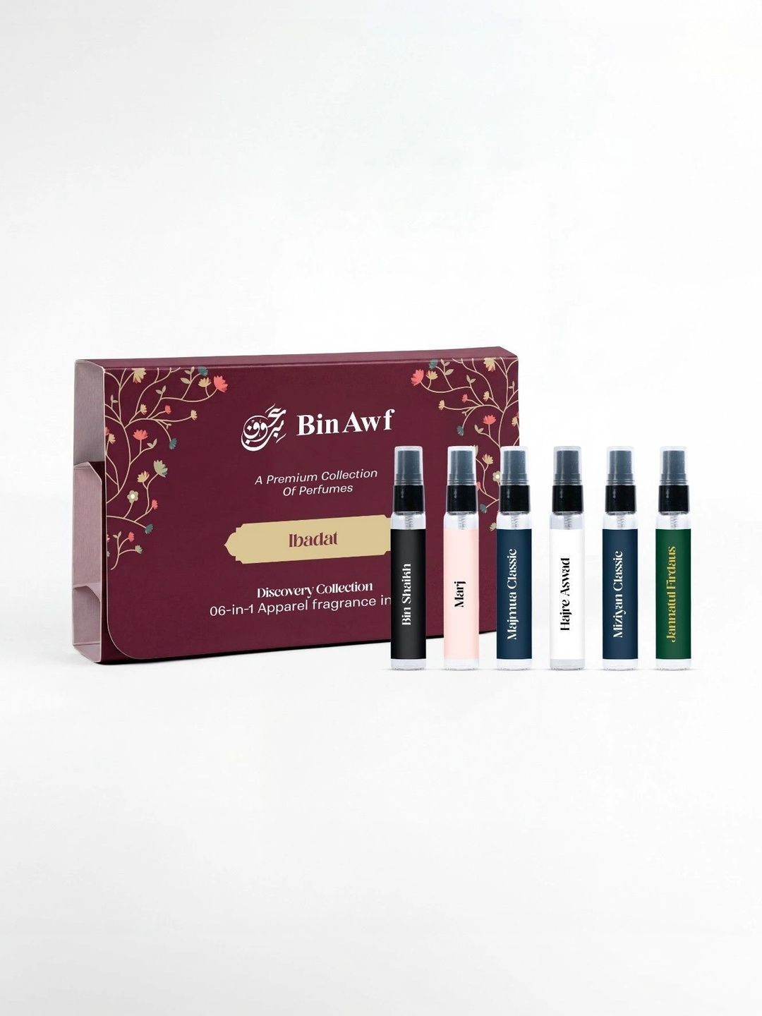 Ibadat Perfume set 6 x 10 ml