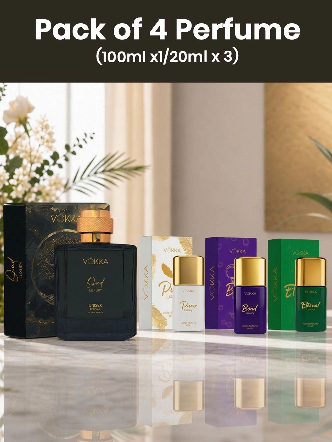 4Pc Pure & Oud EDP
