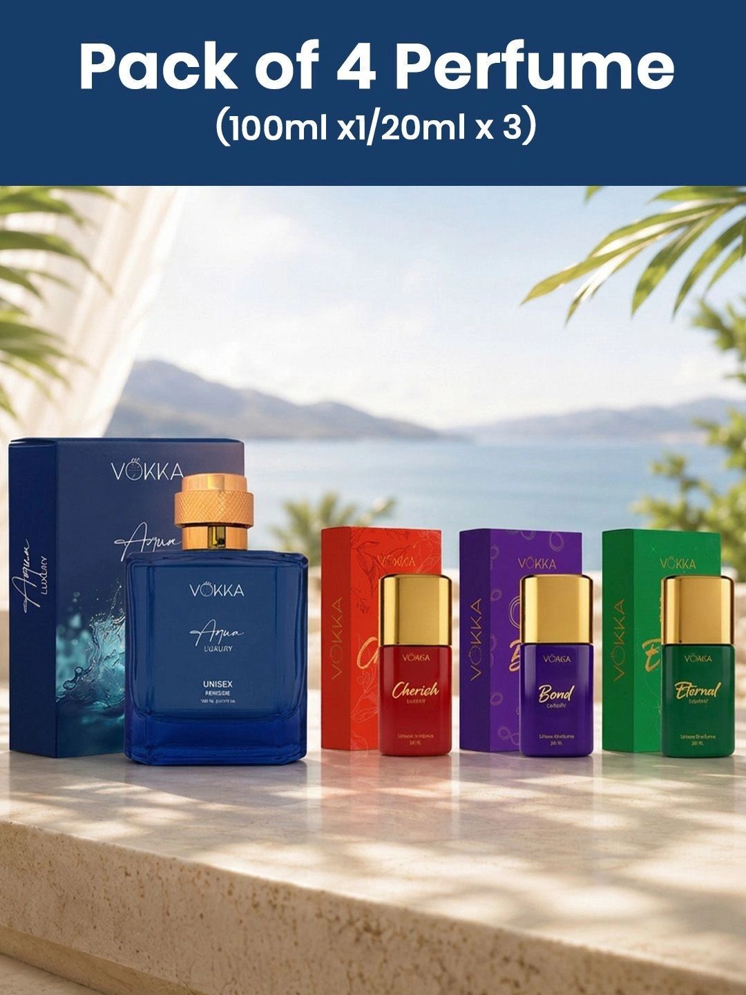 4Pc Aqua & Cherish EDP