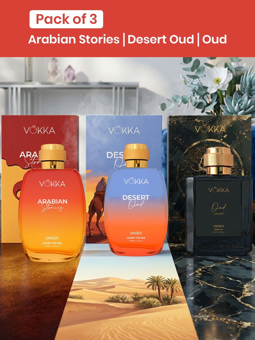 3-Pcs Eau de Perfume - 100 ml