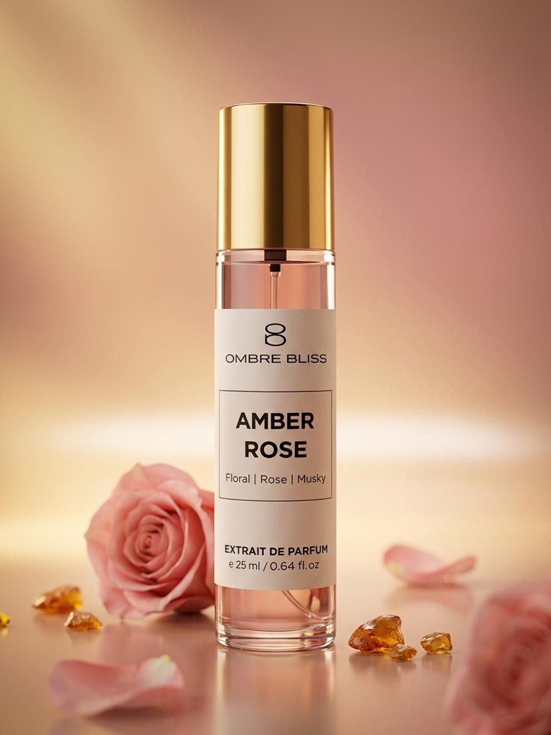 Amber Rose Long Lasting Extrait de Parfum - 25 ml