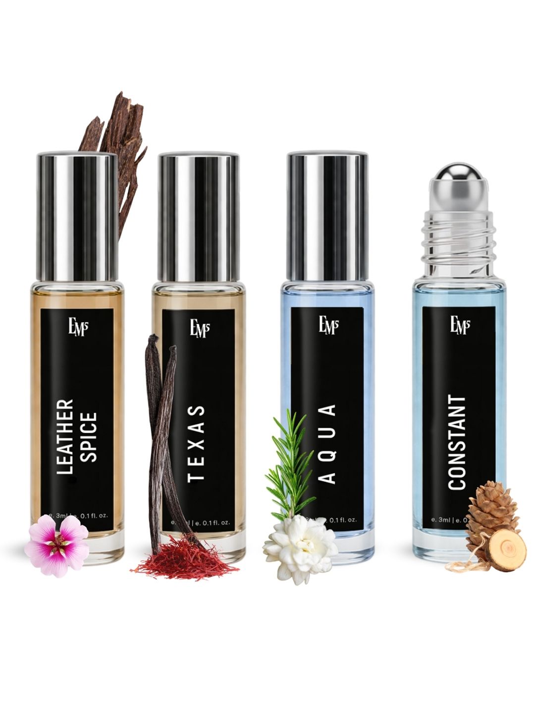 Men 4Pcs Perfume - 3 ml Each