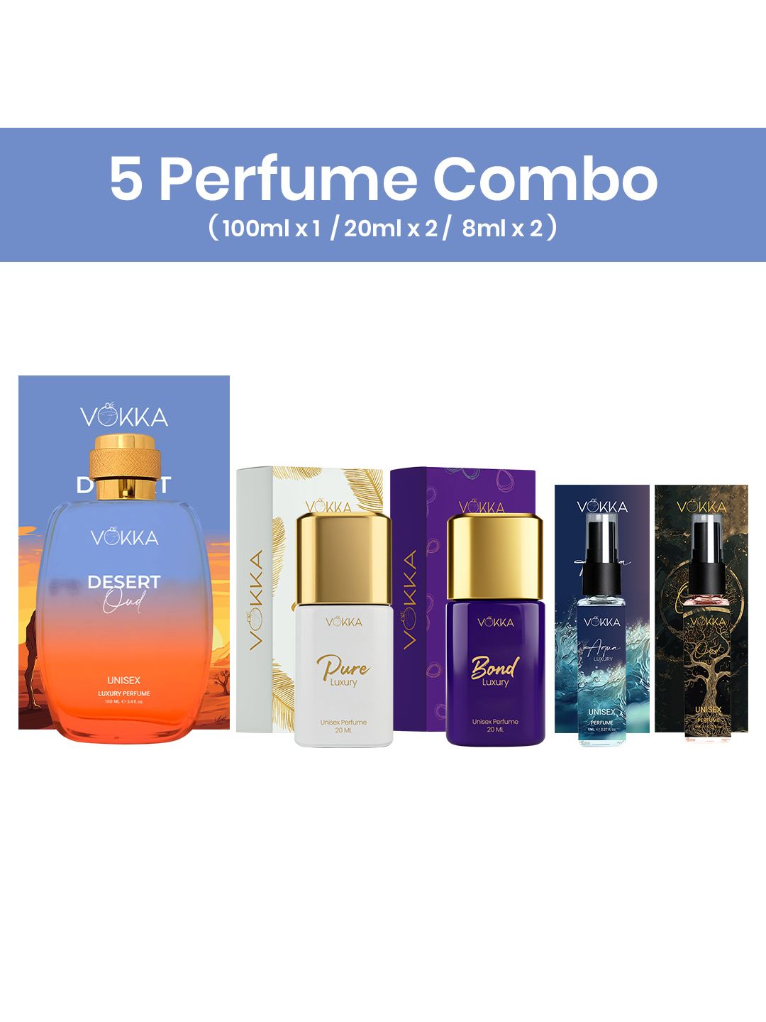 5 Pcs Long Lasting Purfume