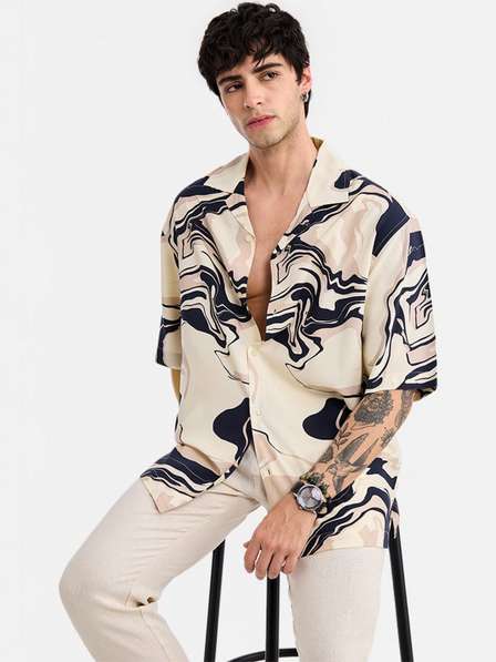 Men Printed Casual Shirt