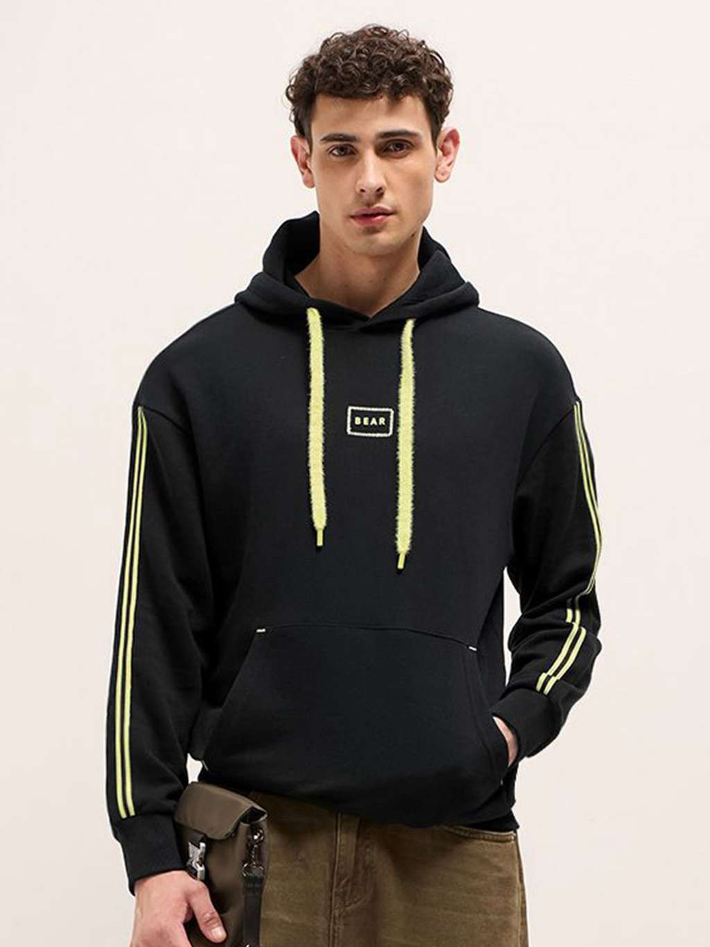 THE BEAR HOUSE Men Printed Hooded Sweatshirt — image 1 of 8
