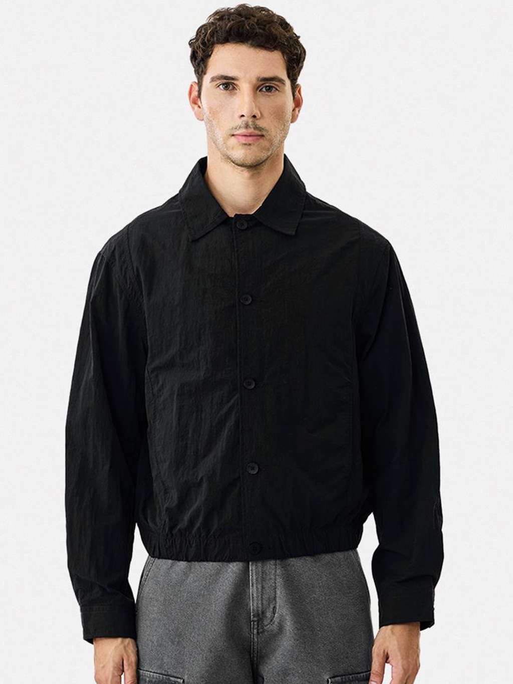 Snitch Plain Lapel Collar Jacket — image 1 of 8