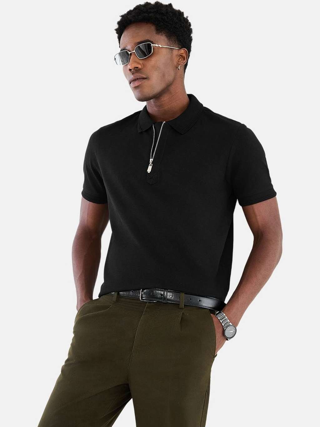 Snitch Men Polo Collar T-shirt — image 1 of 8