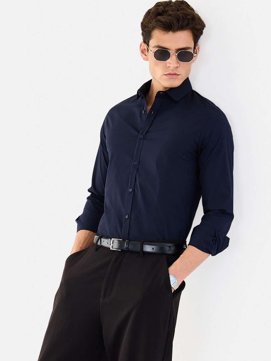 Snitch Men Slim Fit Casual Shirt — image 1 of 8