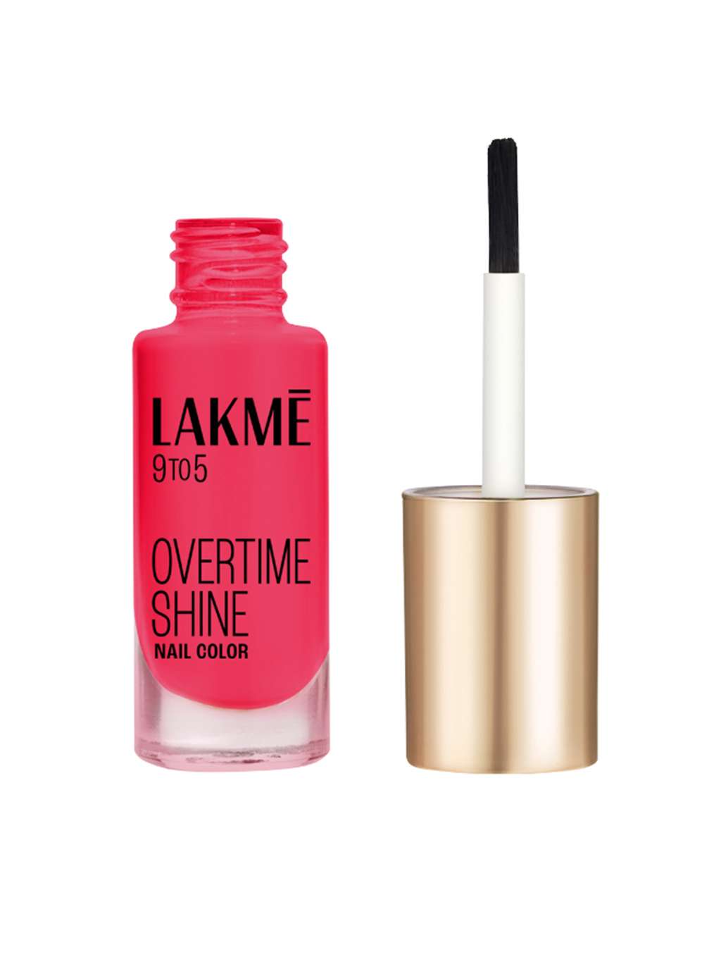 Lakme 9to5 Overtime Shine Glossy Long Lasting & Quick Dry Nail Color 6ml -  Red Carnival — image 1 of 10