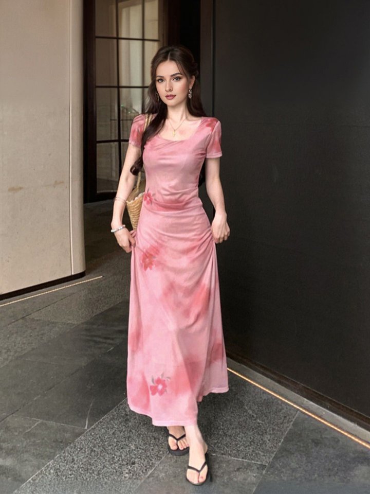 StyleCast Women Dyed A-Line Maxi Dress