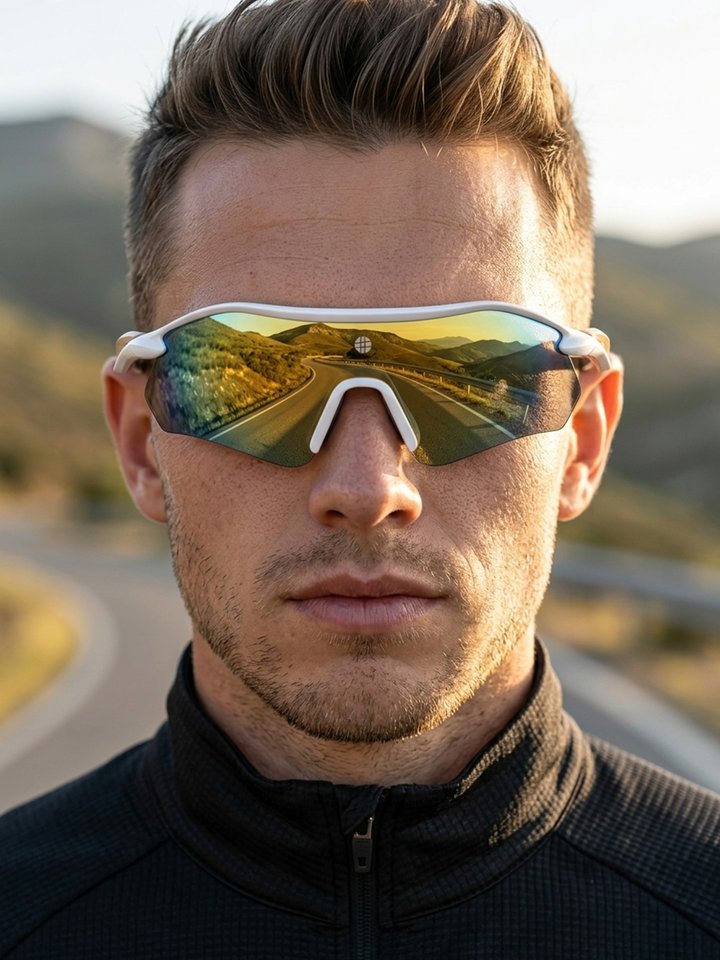 HASHTAG EYEWEAR Unisex Sports Sunglasses with UV Protected Lens