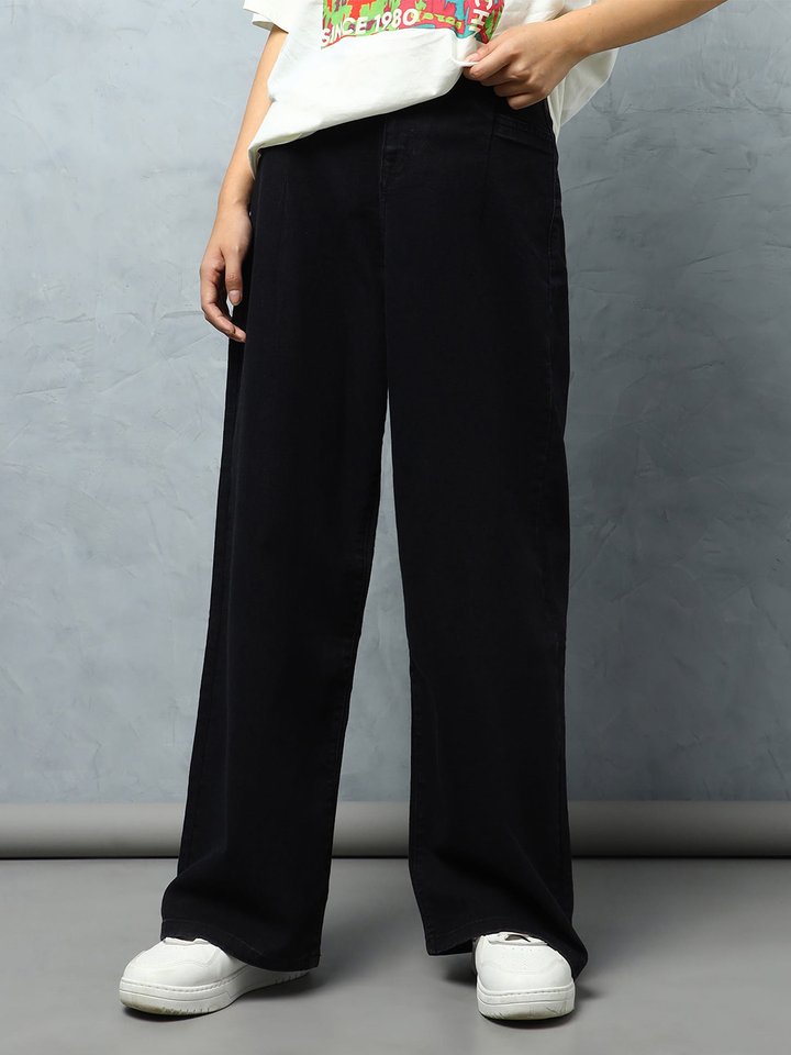Flying Machine Women Wide Leg Jeans