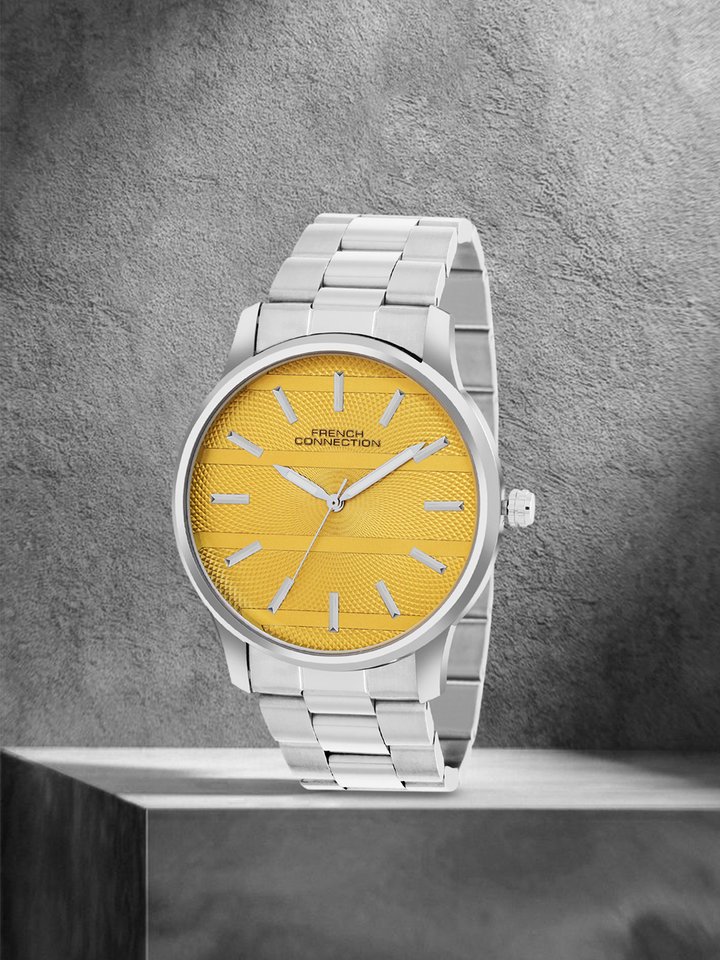 French Connection Men Stainless Steel Straps Watch