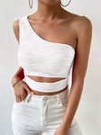 Stylecast X Slyck Women Solid Crop Top view 1