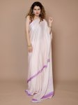 Anouk Floral Satin Designer Saree