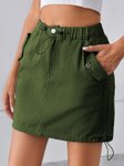 StyleCast Denim Straight Mini Skirt view 1