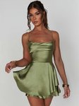 StyleCast Shoulder Straps Fit & Flare Mini Dress view 1