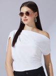 Globus Women One Shoulder Extended Sleeves Top view 2