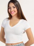 Corsica Women Cotton Crop Top view 3
