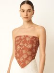 R.Code By The Roadster Life Co. Women Floral Printed Strapless Sleeveless Tube Top view 1
