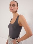 Square Neck Sleeveless Bodysuit view 2