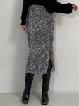 StyleCast Women Sequinned Embellished Midi Skirt view 1