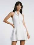 Phosphorus Halter Neck A-Line Mini Dress view 1