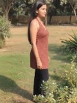 Varanga Ethnic Motifs Printed Halter Neck Kurti view 1